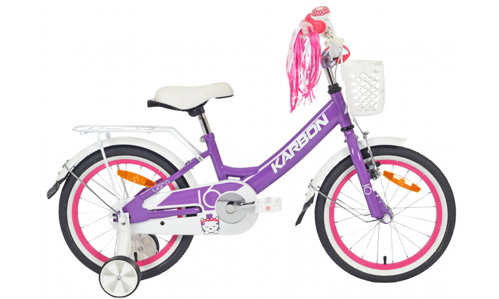 Velosipēds Karbon Tiara 16 violet - 1