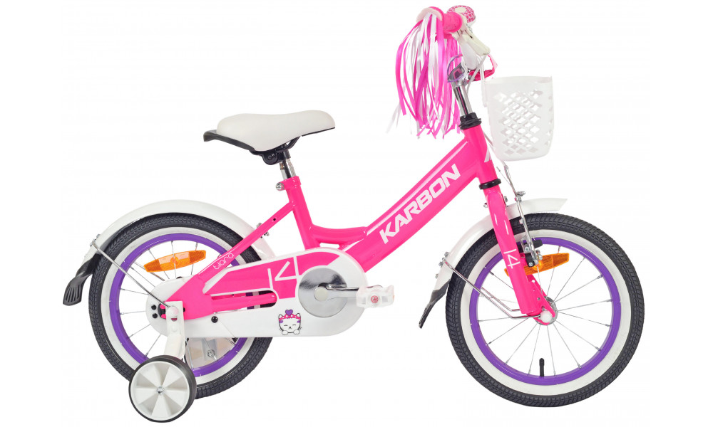Velosipēds Karbon Tiara 14 pink - 1