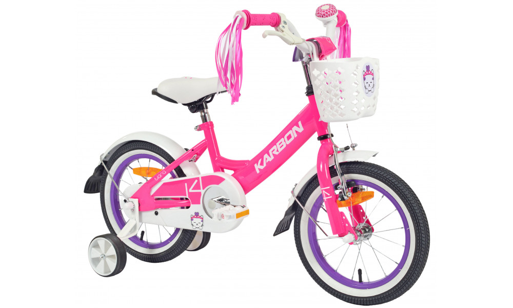 Velosipēds Karbon Tiara 14 pink - 2