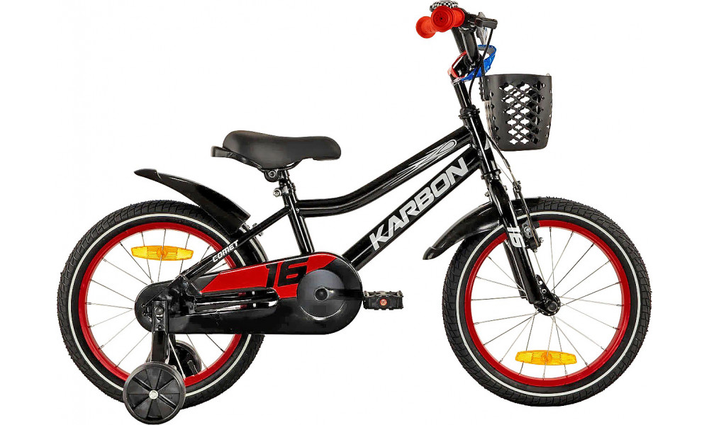 Velosipēds Karbon Comet 16 black 