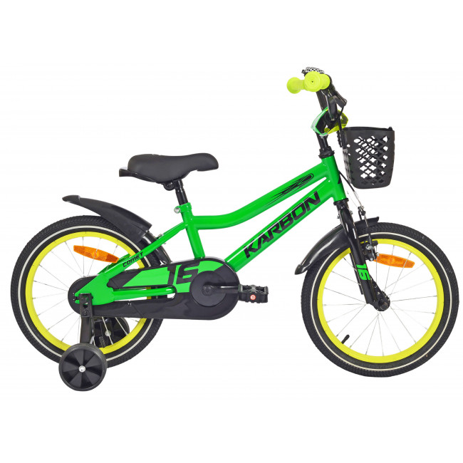 Velosipēds Karbon Comet 16 green neon