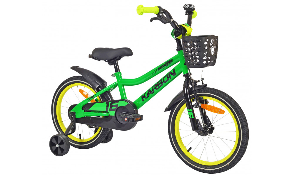 Velosipēds Karbon Comet 16 green neon - 7