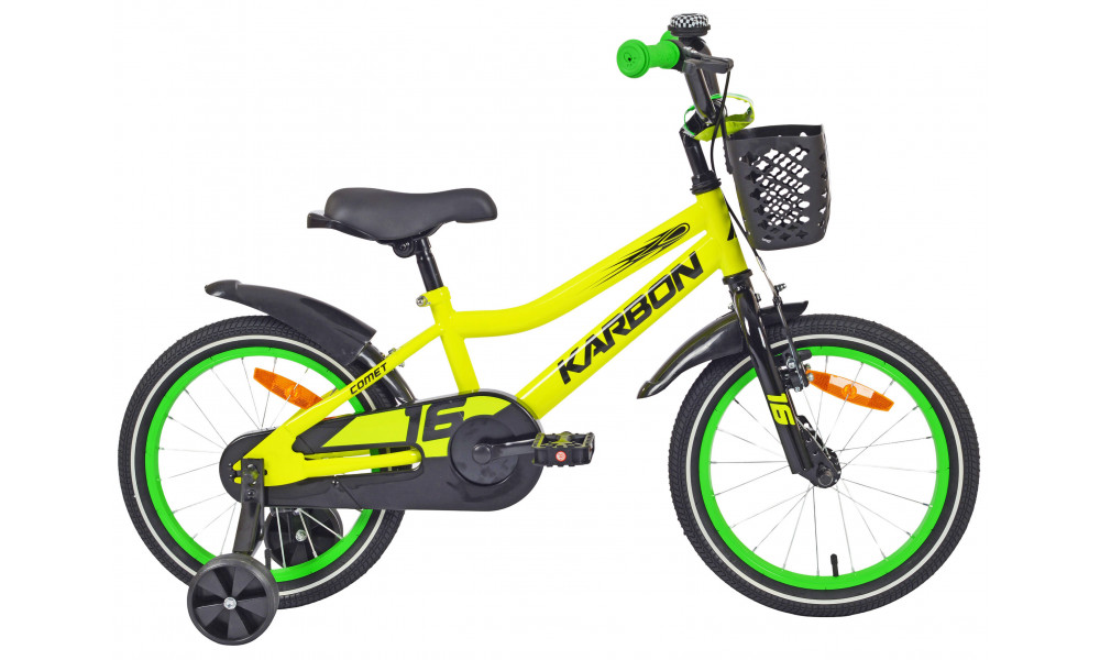 Velosipēds Karbon Comet 16 lime - 1