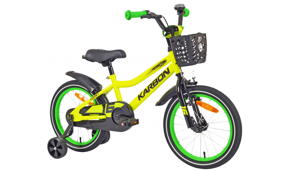 Velosipēds Karbon Comet 16 lime - 9