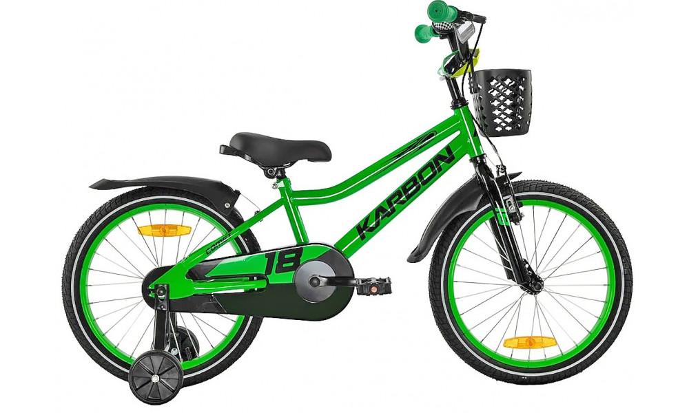 Velosipēds Karbon Comet 18 green neon 