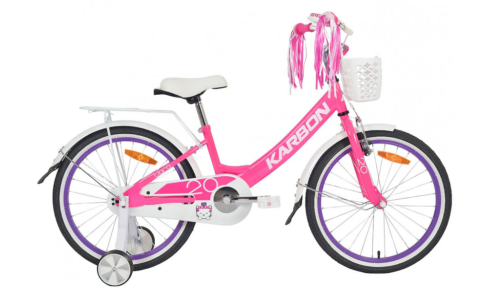 Velosipēds Karbon Tiara 20 pink - 1