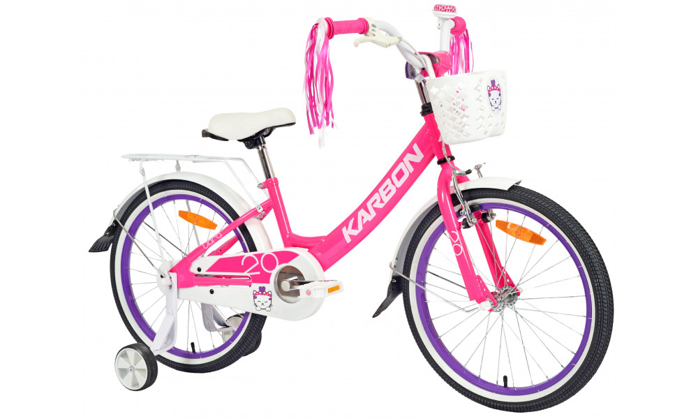 Velosipēds Karbon Tiara 20 pink - 7