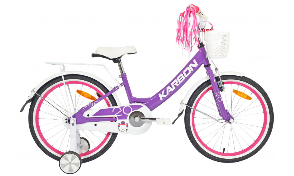 Velosipēds Karbon Tiara 20 violet - 1