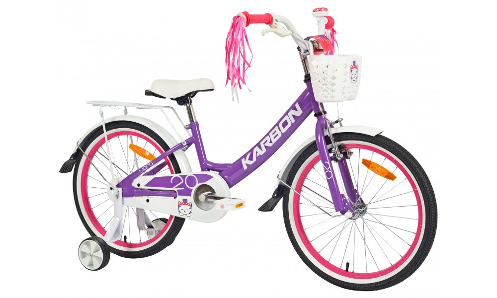 Velosipēds Karbon Tiara 20 violet - 8