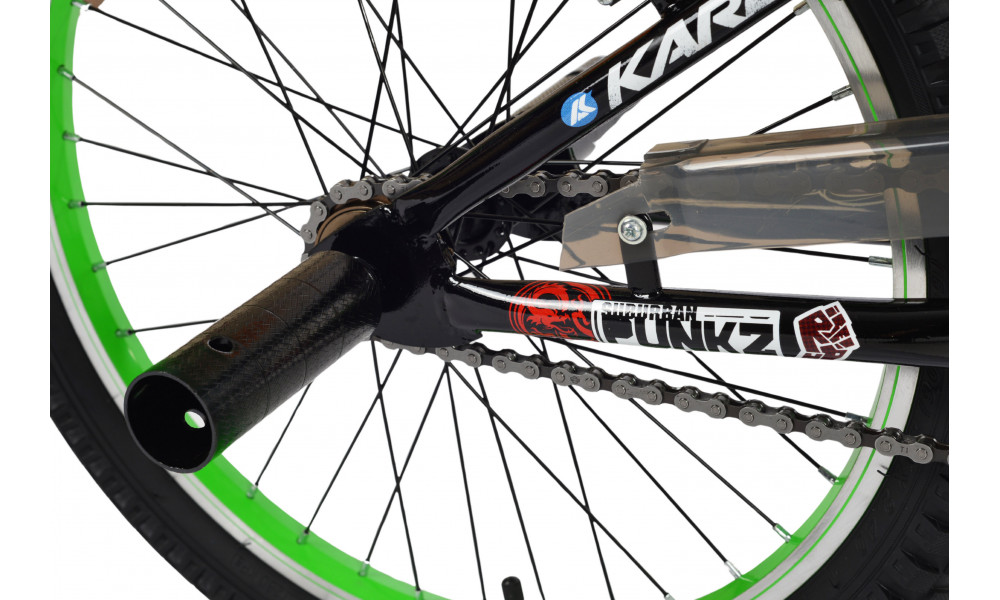 Velosipēds Karbon BMX 20 black-green - 6