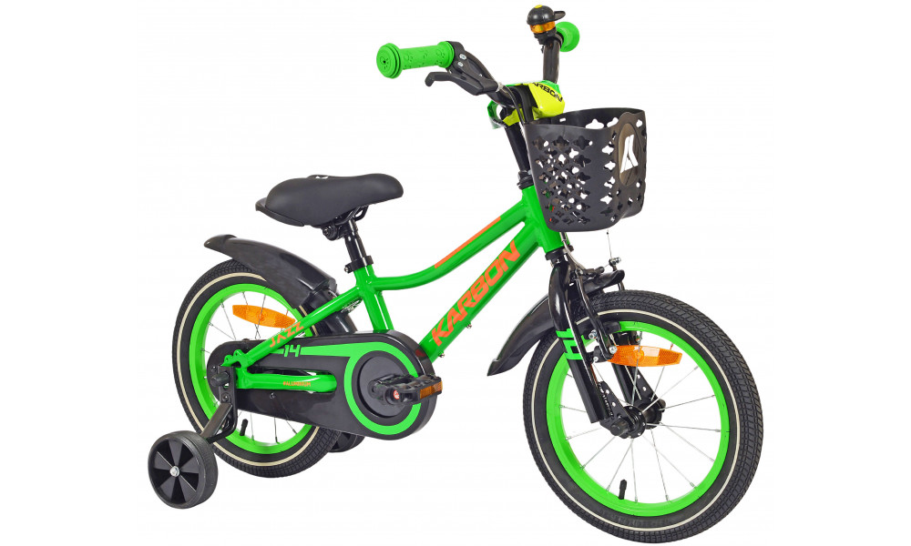 Velosipēds Karbon Jazz 14 green neon - 9