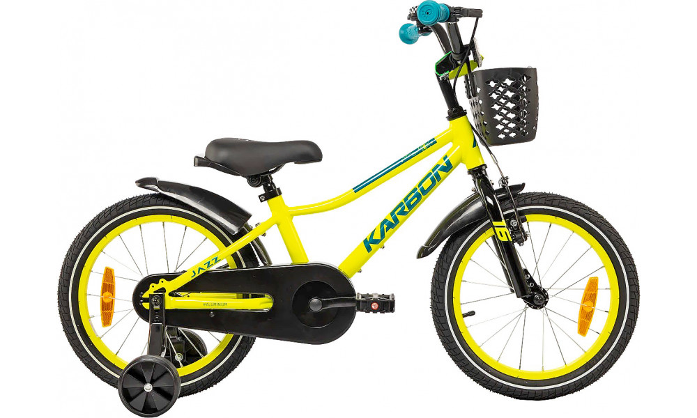 Velosipēds Karbon Jazz 16 lime 