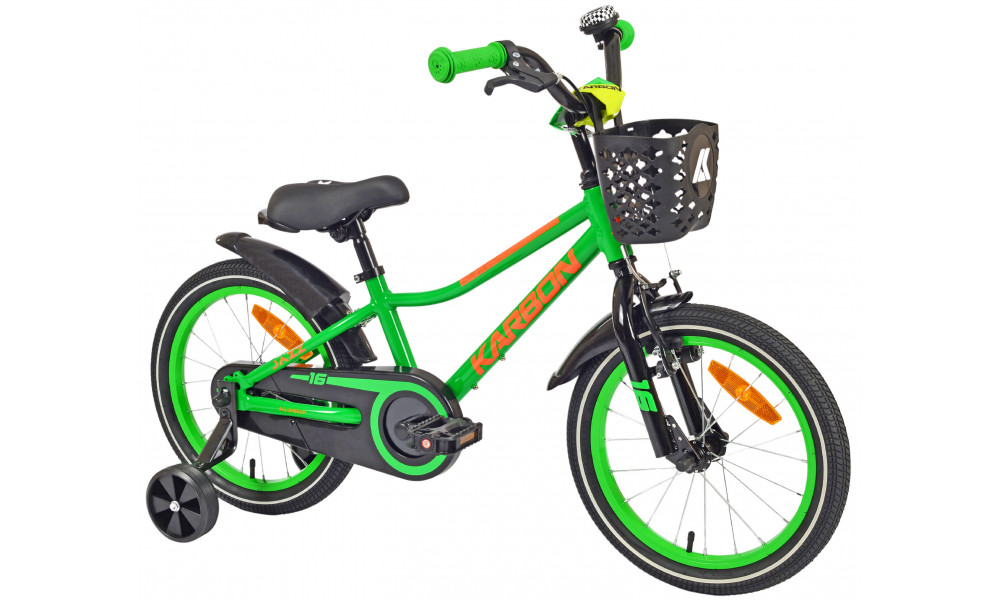 Velosipēds Karbon Jazz 16 green neon - 6