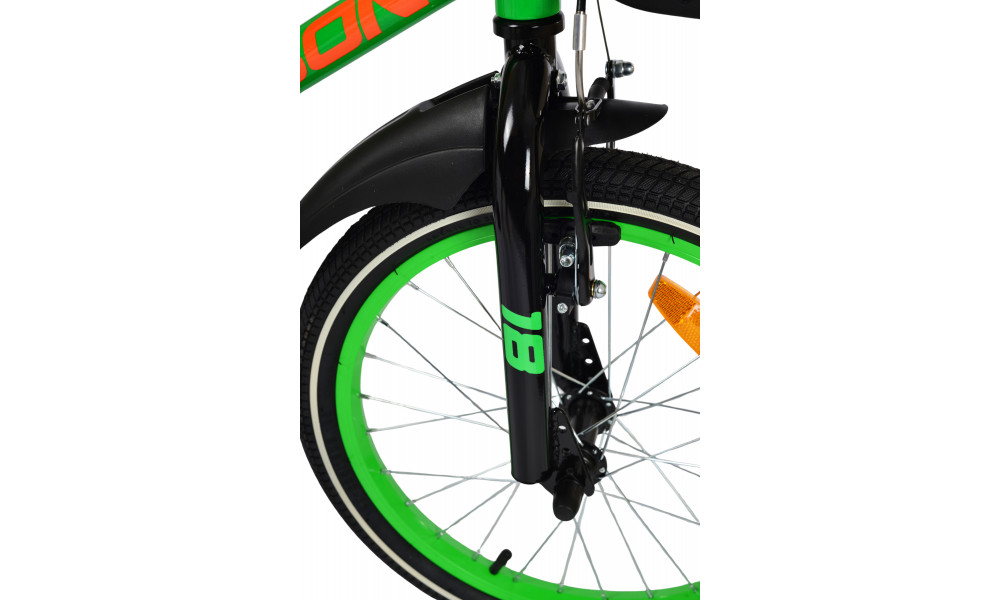 Velosipēds Karbon Jazz 18 green neon - 4