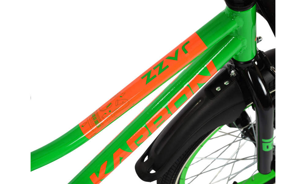 Velosipēds Karbon Jazz 18 green neon - 7
