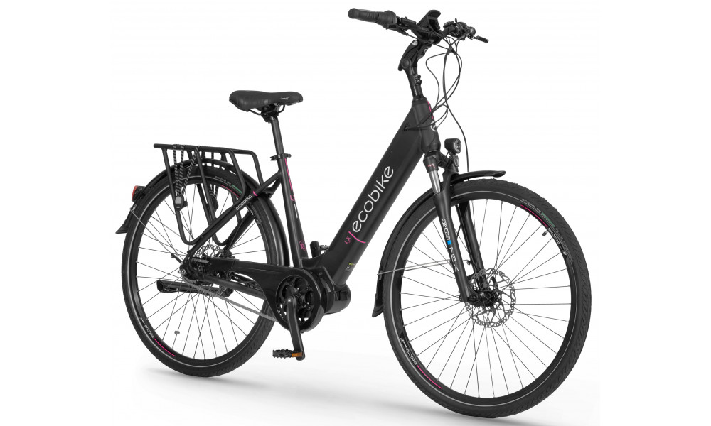 Elektro velosipēds Ecobike LX Black V2 556.8Wh - 3