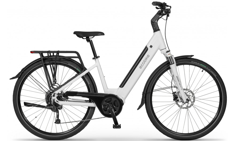 Elektro velosipēds Ecobike LX100 White V2 504Wh - 1