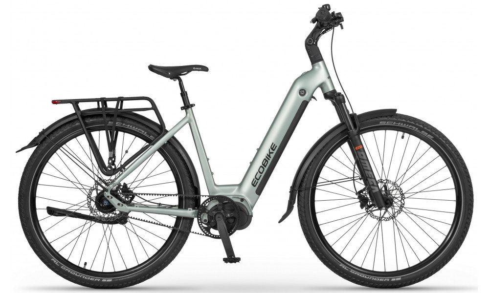 Elektro velosipēds Ecobike LX400 Arctic Silver 19 900Wh 