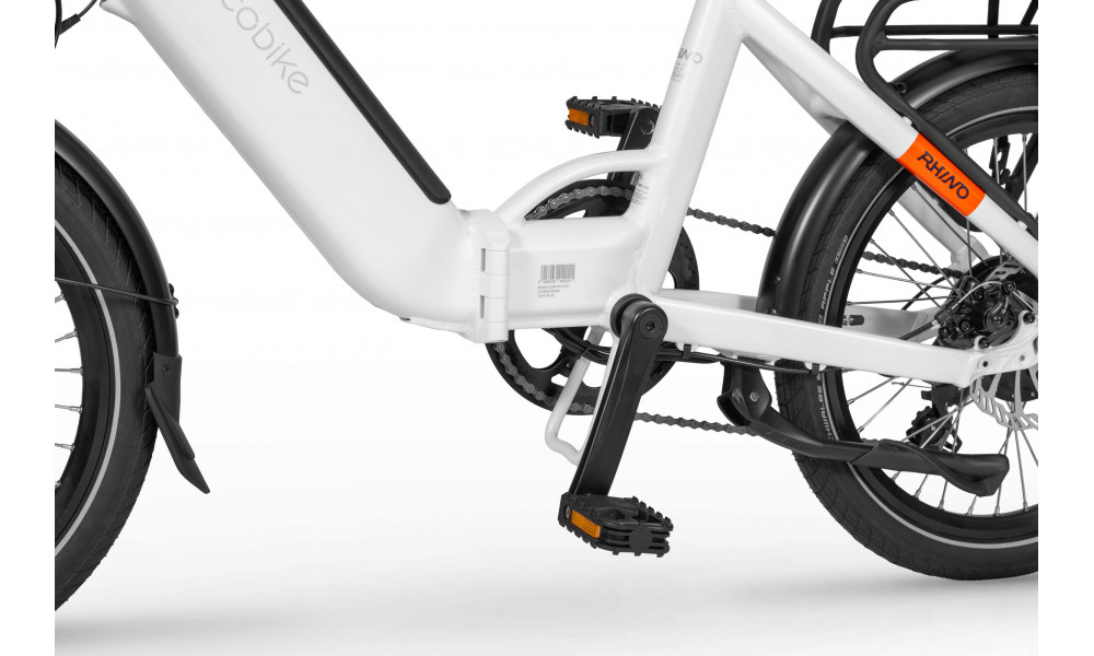 Elektro velosipēds Ecobike Rhino Arctic White 504Wh - 2