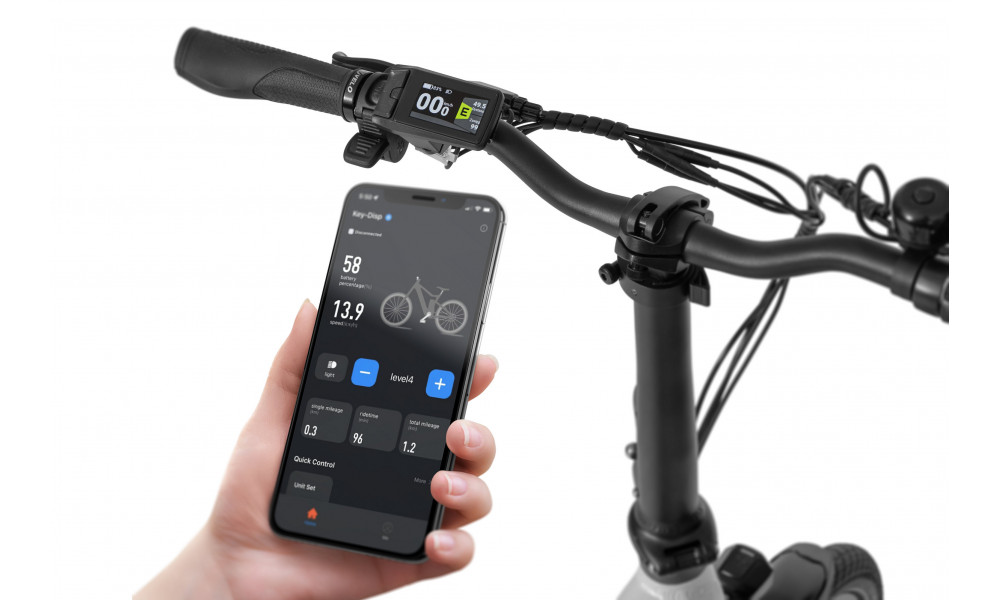 Elektro velosipēds Ecobike Rhino Arctic White 504Wh - 5