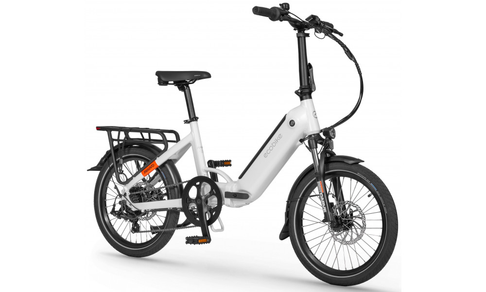 Elektro velosipēds Ecobike Rhino Arctic White 504Wh - 6