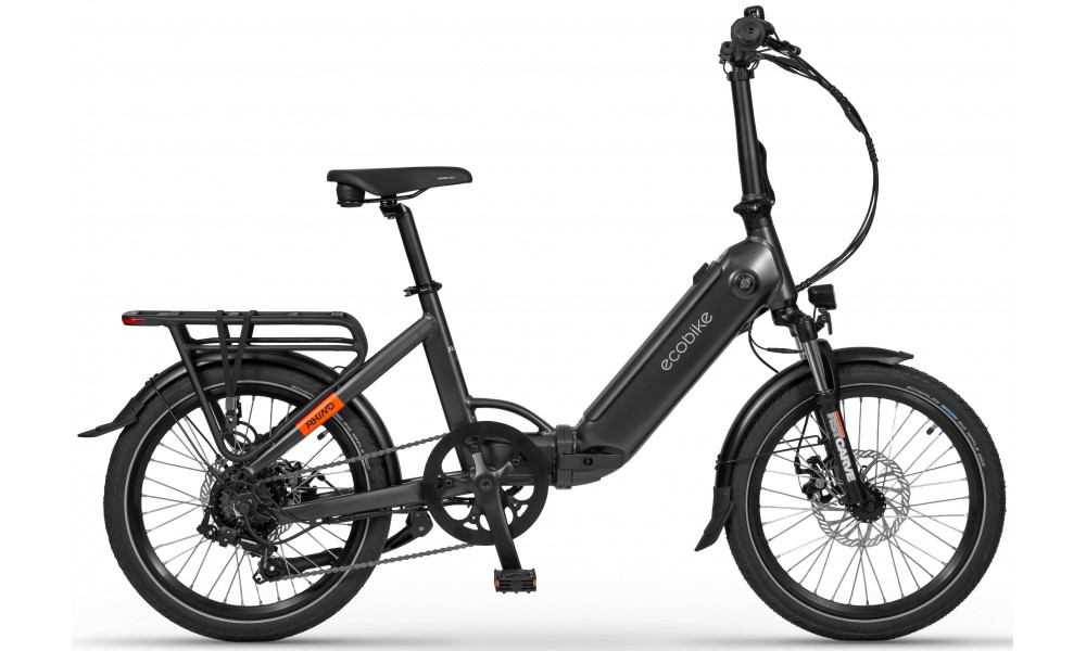 Elektro velosipēds Ecobike Rhino Black 630Wh - 1