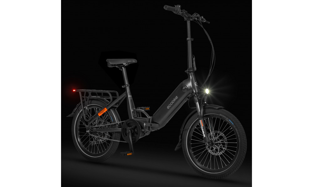 Elektro velosipēds Ecobike Rhino Cruise Black 504Wh - 5