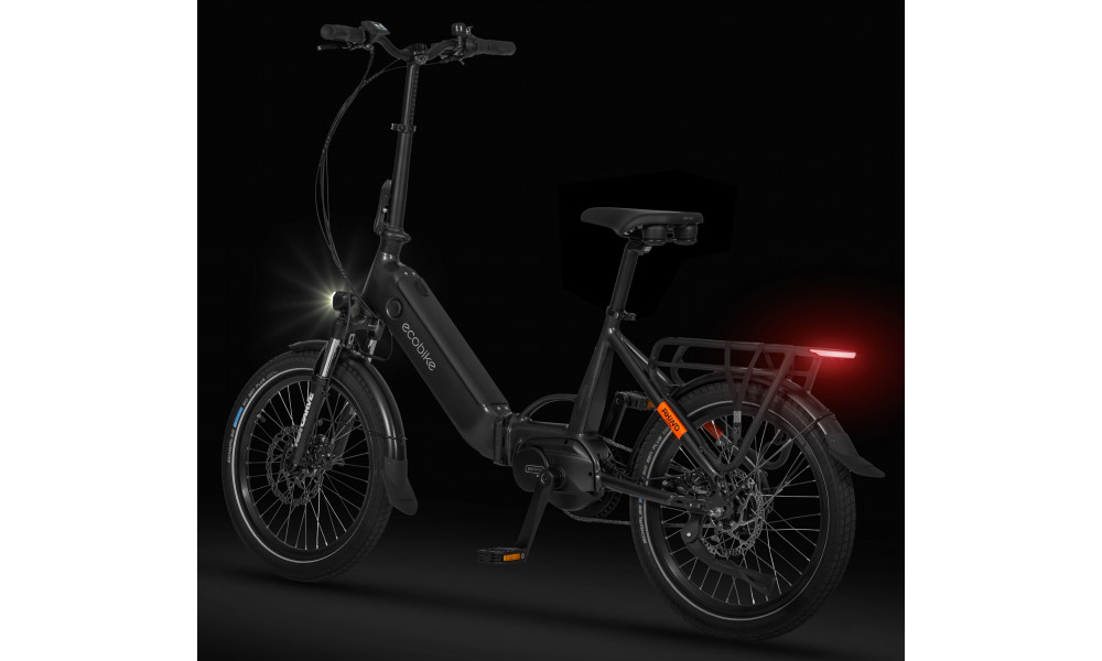 Elektro velosipēds Ecobike Rhino Cruise Black 630Wh - 6