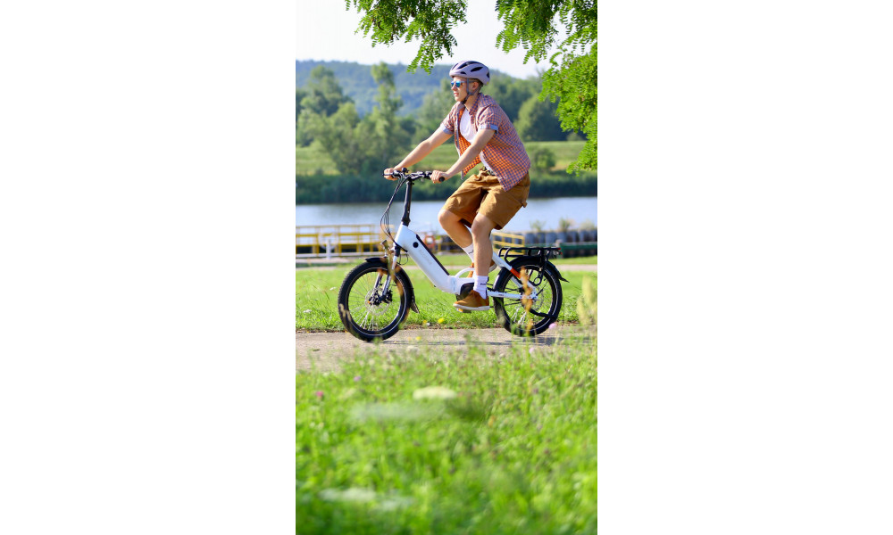 Elektro velosipēds Ecobike Rhino Cruise White 504Wh - 27