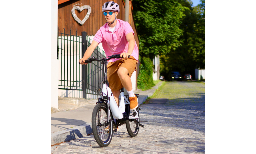 Elektro velosipēds Ecobike Rhino Cruise White 630Wh - 10