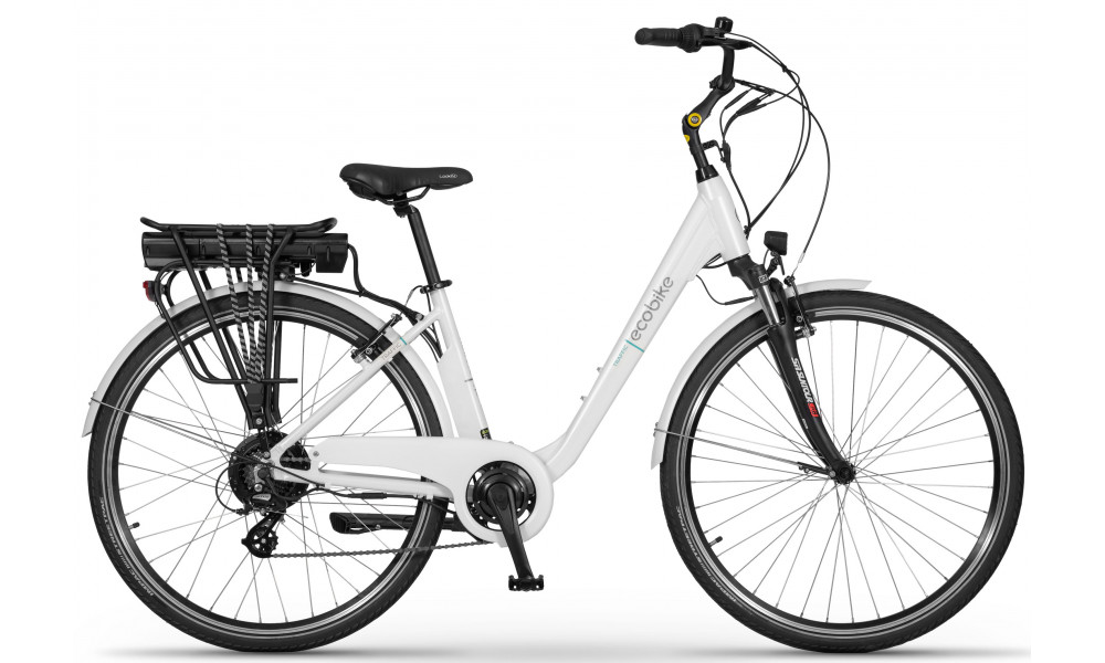 Elektro velosipēds Ecobike Traffic White 468Wh - 1