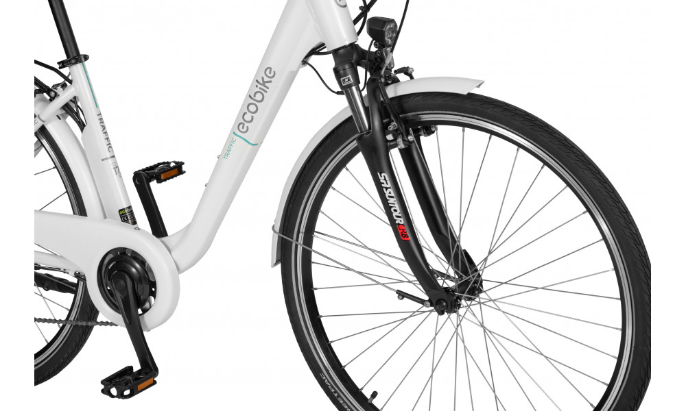 Elektro velosipēds Ecobike Traffic White 468Wh - 2