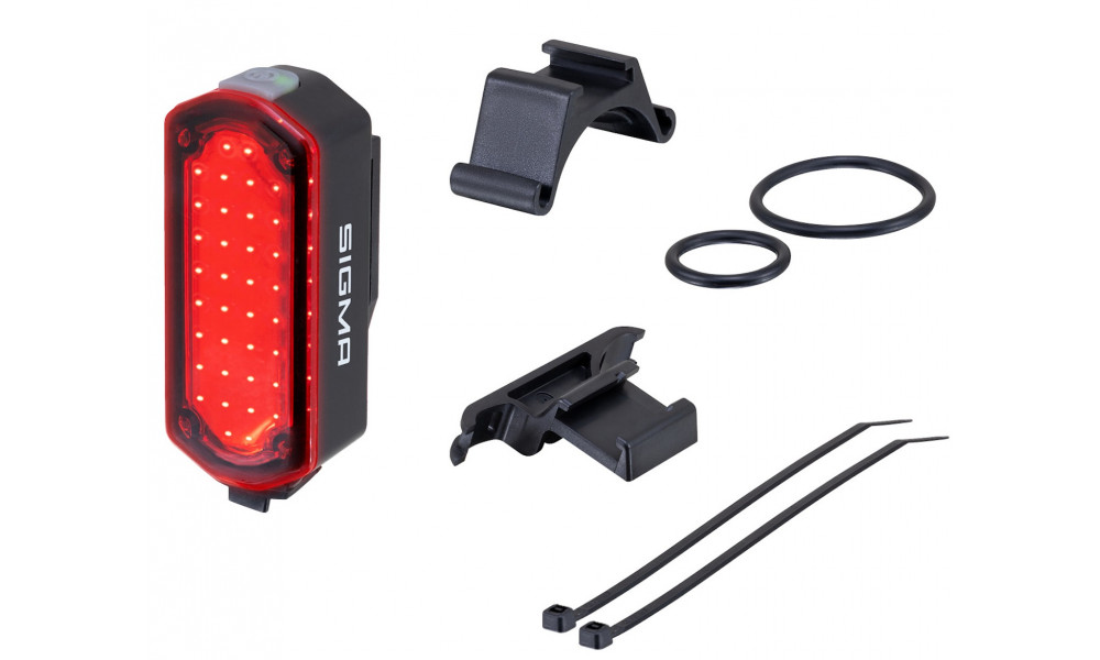 Aizmugurējais lukturis Sigma Nyte Clip USB - 3