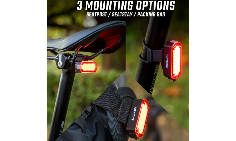 Aizmugurējais lukturis Sigma Nyte Clip USB - 6