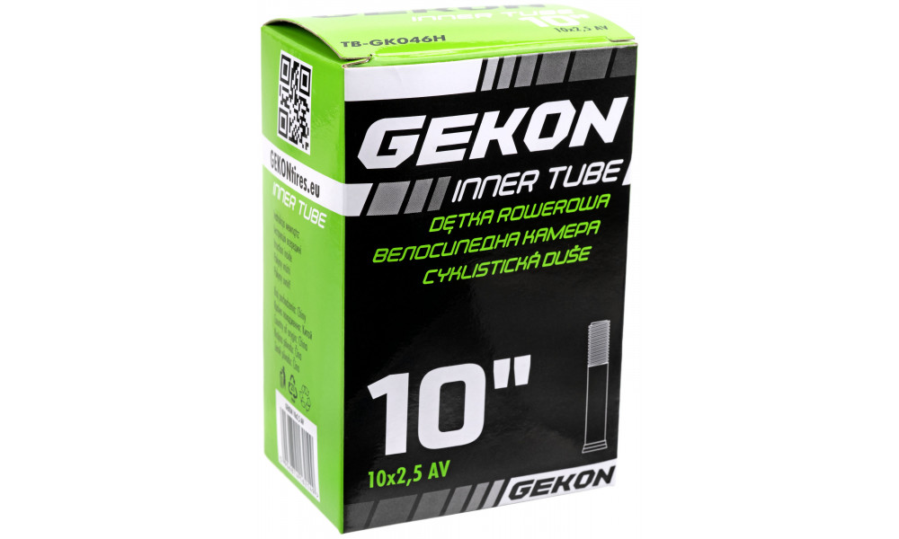 Kamerā Gekon 10" x 2.50 AV (e-scooter) 