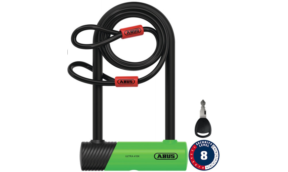 Atslēga Abus Ultra Mini 410K/150HB180 green SH + Cobra 10/120 