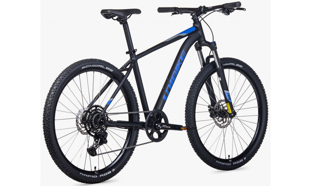 Velosipēds Unibike Shadow 27.5 2026 black-blue - 5