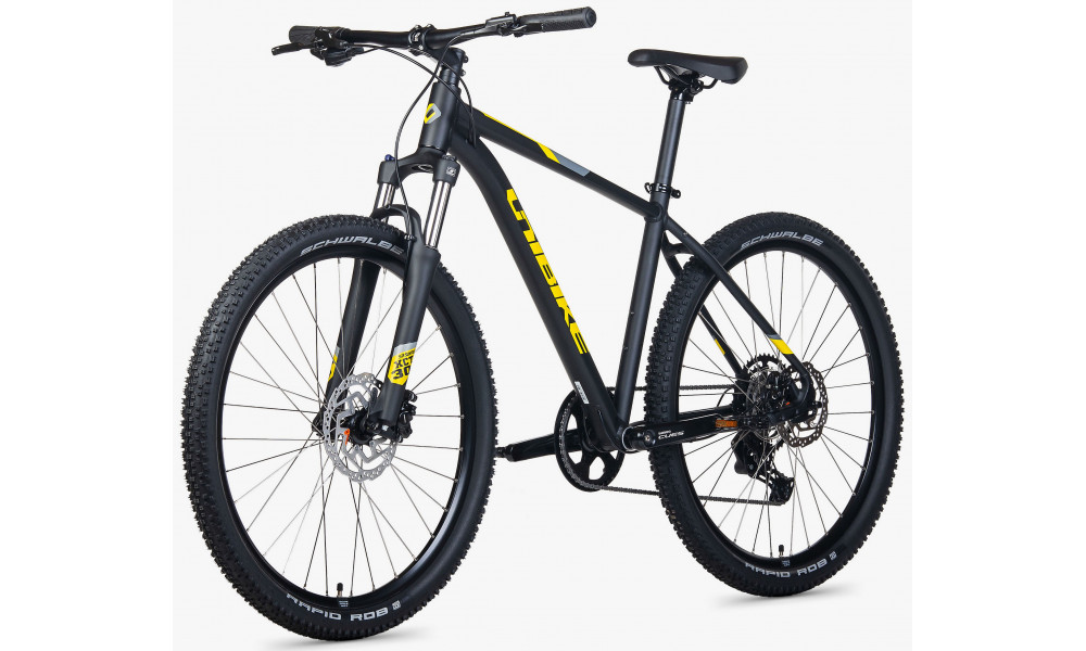 Velosipēds Unibike Shadow 27.5 2026 black-yellow - 3