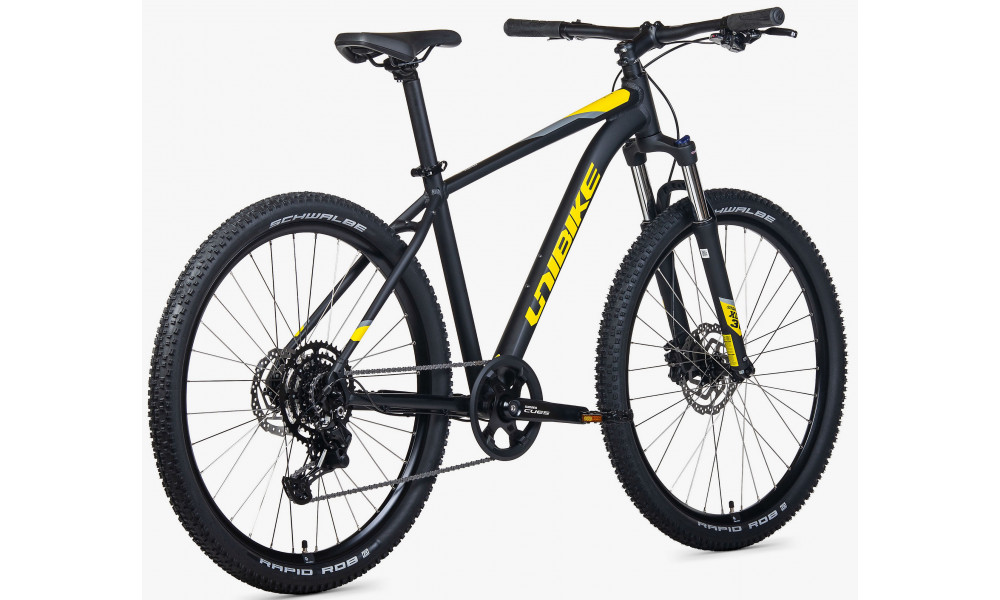 Velosipēds Unibike Shadow 27.5 2026 black-yellow - 5
