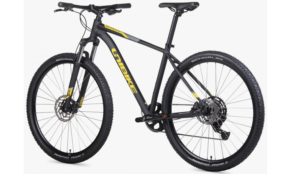 Velosipēds Unibike Shadow 29 2026 black-yellow - 4