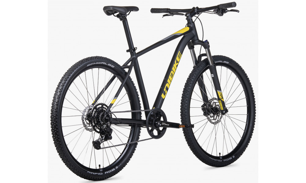 Velosipēds Unibike Shadow 29 2026 black-yellow - 5