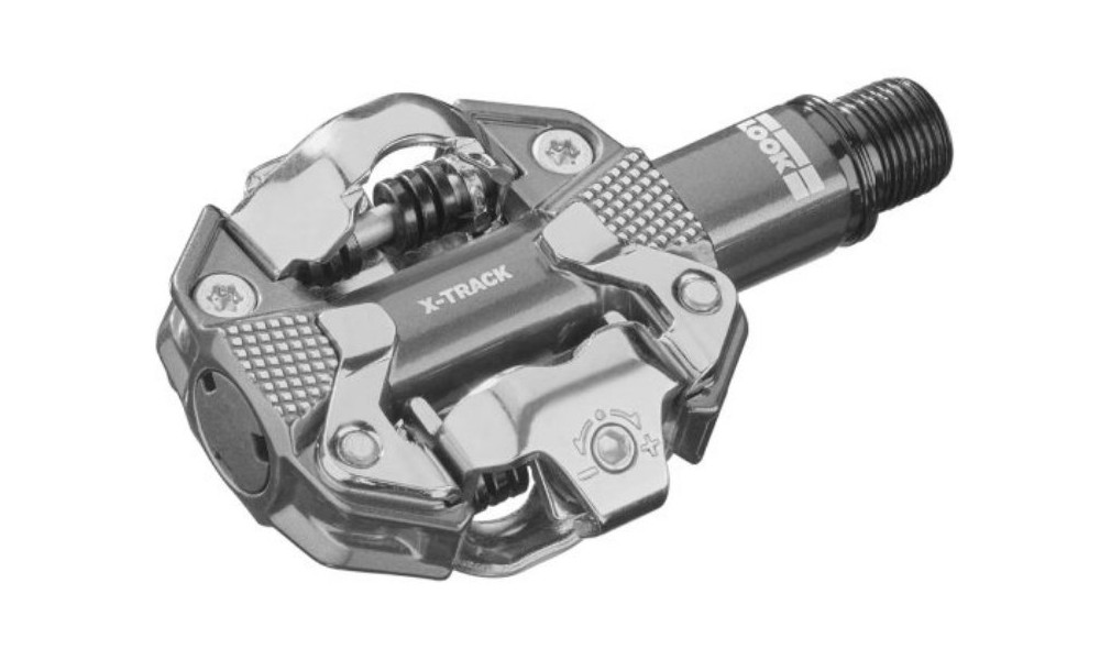 Pedāļi Look X-Track Metalic grey 