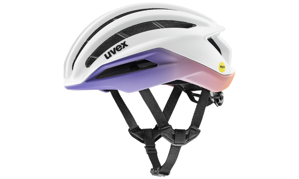 Ķivere Uvex surge aero MIPS white-lilac apricot matt - 8