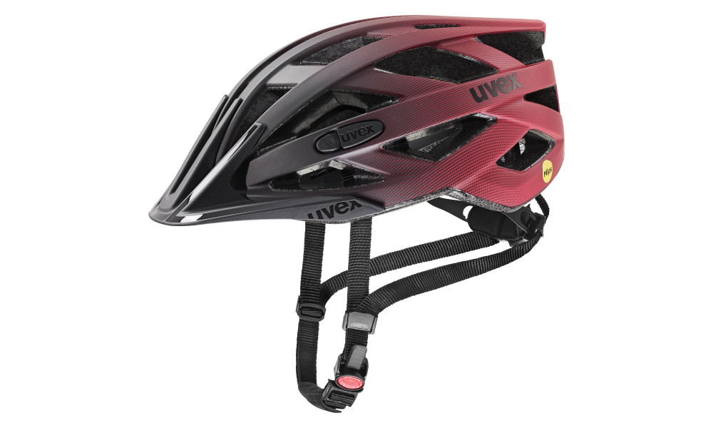 Ķivere Uvex i-vo cc MIPS black-red matt - 1