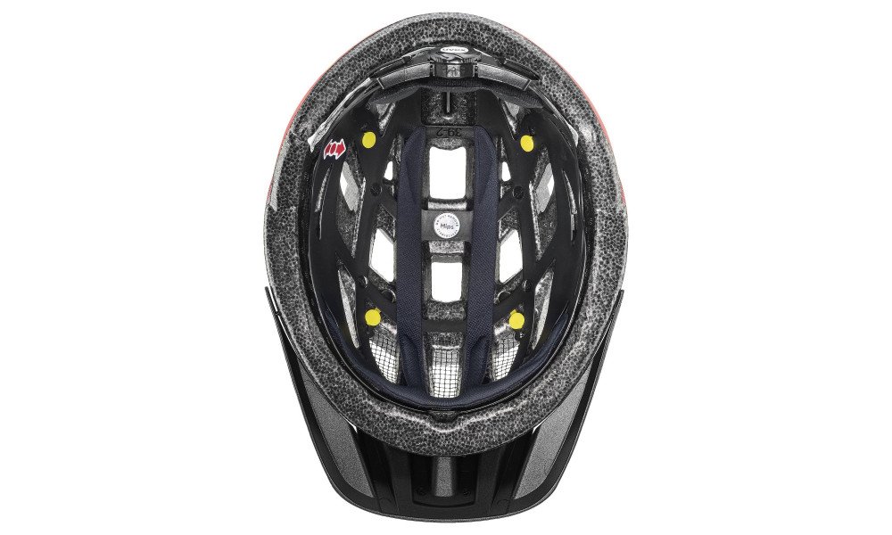 Ķivere Uvex i-vo cc MIPS black-red matt - 4