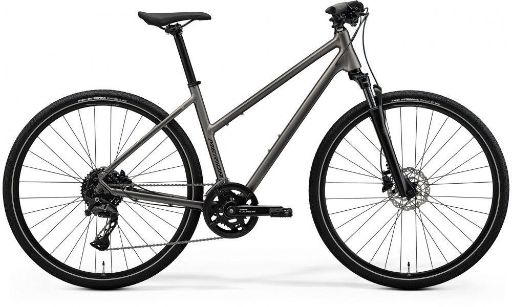 Velosipēds Merida Crossway 300 Lady 2026 silk warm slate grey(black) 