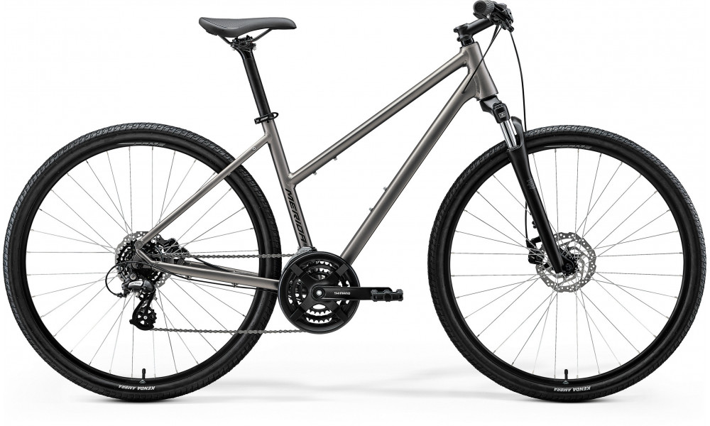 Velosipēds Merida Crossway 10 Lady 2026 silk warm slate grey(black) 