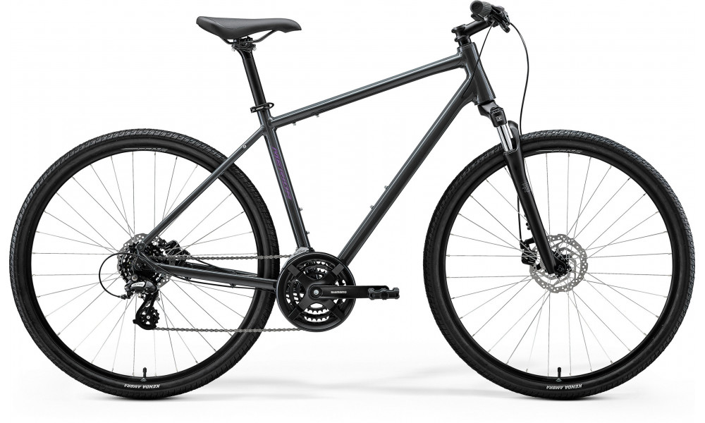 Velosipēds Merida Crossway 10 2026 glossy cool grey(purple) 