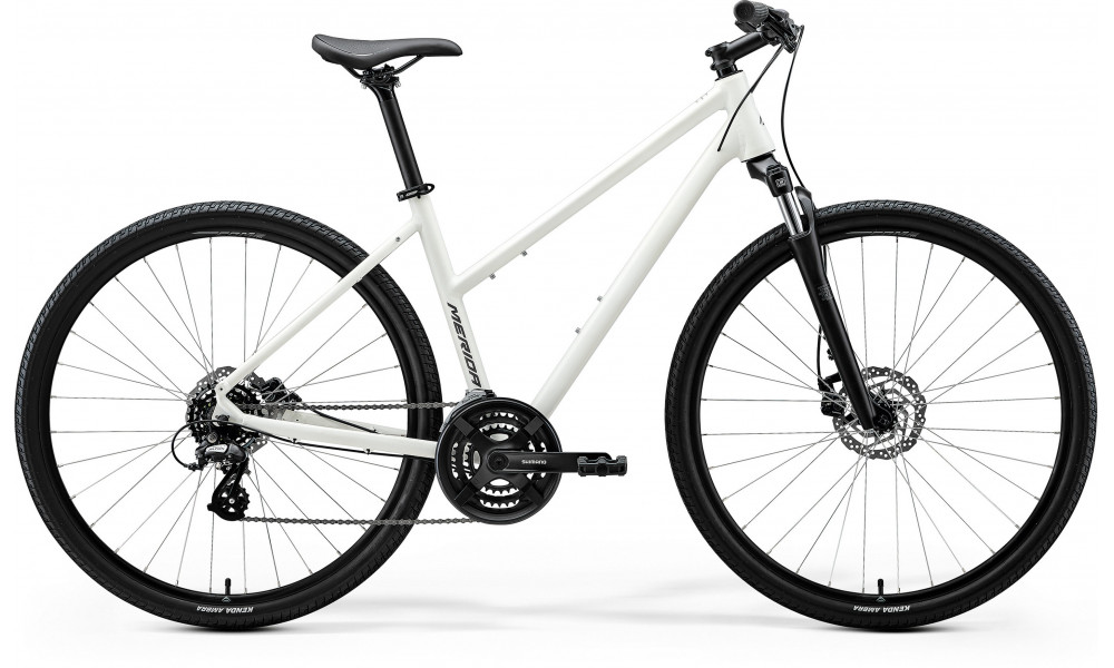 Velosipēds Merida Crossway 10 Lady 2026 silk white(grey) 