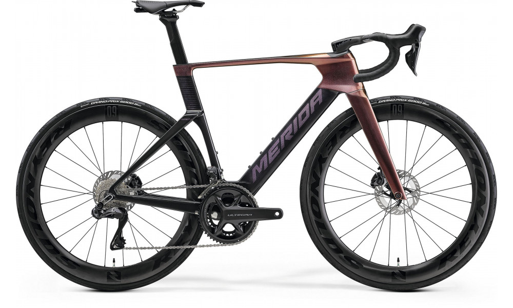 Velosipēds Merida Reacto 8000 2027 rainbow purple/black(purple) 